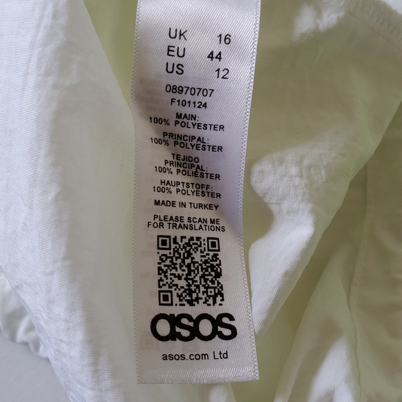 ASOS Design x Christian Cowan Tracksuit Size 12 Nylon Jacket and Joggers Neon - Picture 14 of 16